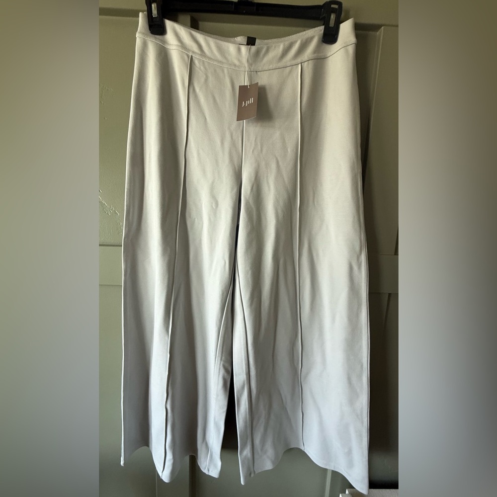 NWT J.Jill Wearever Wide-Leg Women's Pants Marble Color Size Medium Tall